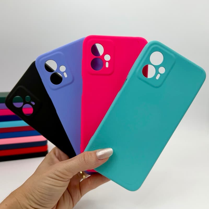 Capa Para Moto G23 / G13 Motorola Silicone Aveludada Capinha de Celular