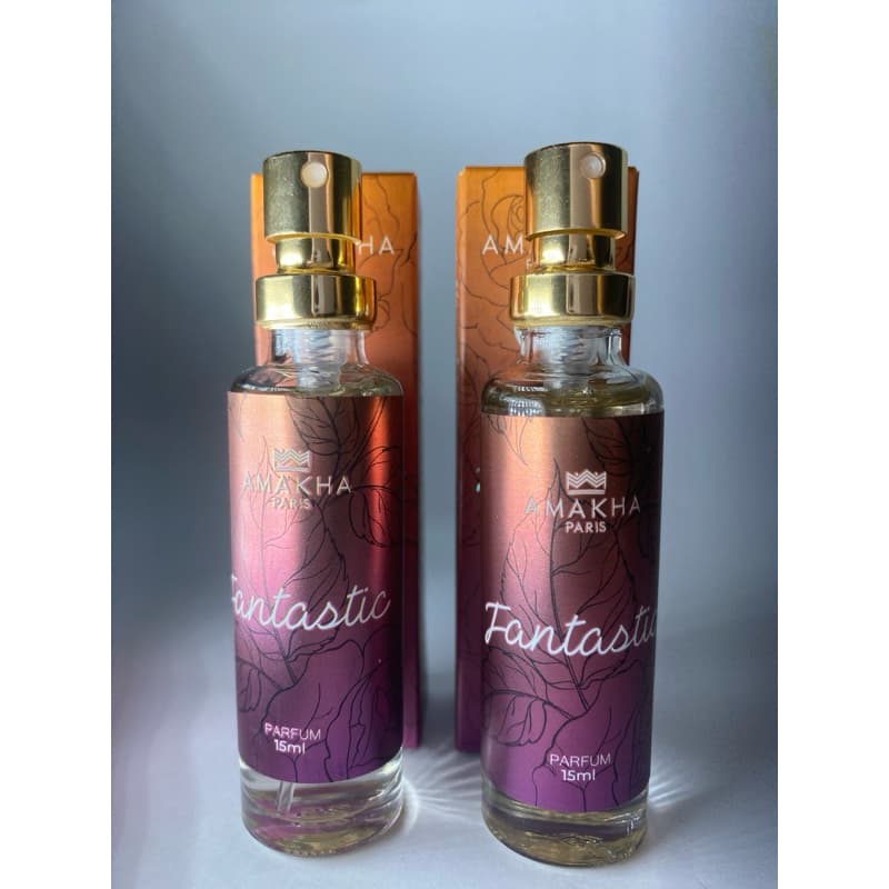 Kit 2 Perfumes Feminino Fantastic Amakha Paris 15ml | Alta Fixação | Inspirado em Importados