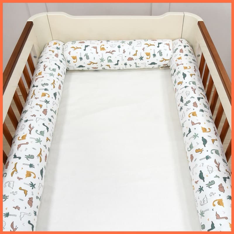 Kit Berço Americano 4 Peças Rolinho Algodão Zíper Enxoval Bebê Menino Menina Moderno Macio