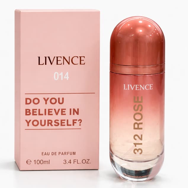 Perfume Feminino Importado 312 Viip Roose 100 ml Delicado e doce na medida certa