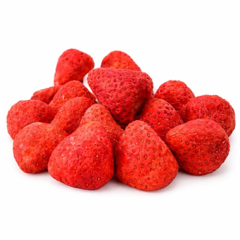 Chips de Morango Crocante Fruta Desidratada Natural Snack Saudável 250g 500g 1Kg