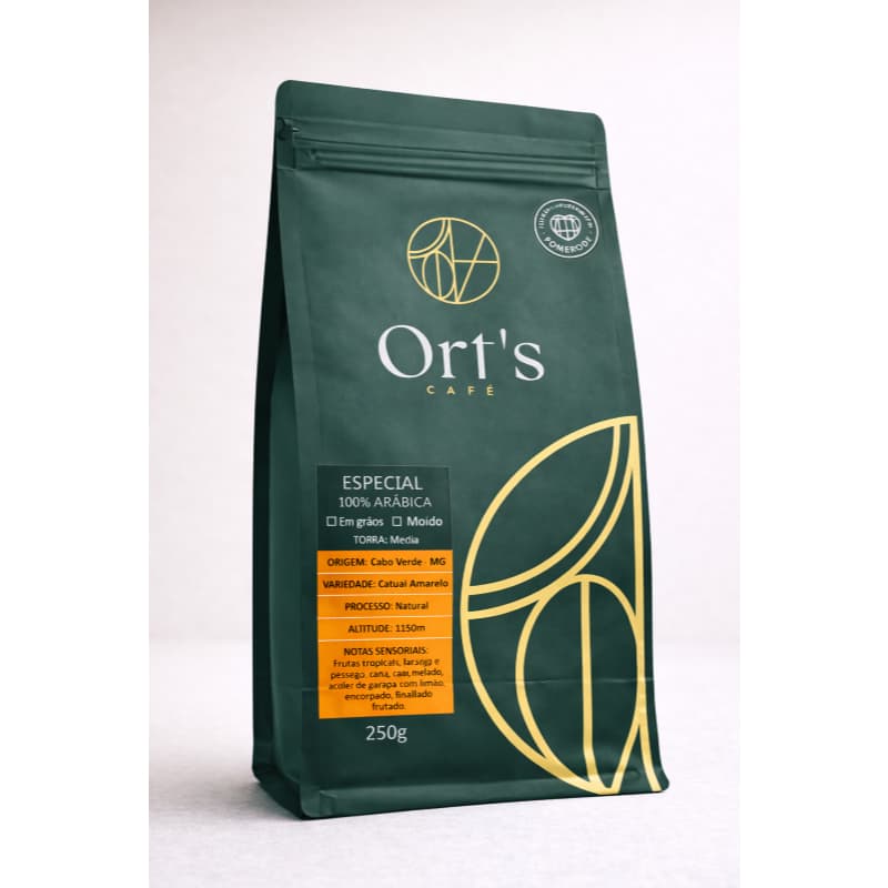 Café Especial Ort's Café 100% Arábica - Catuaí Amarelo em grãos 250g