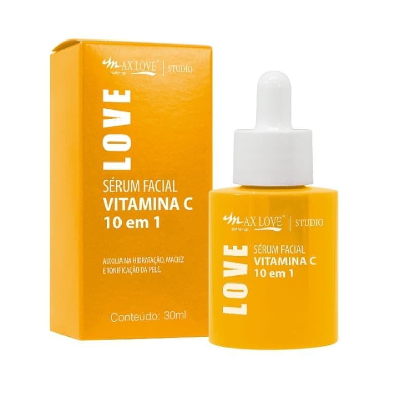 Sérum Facial Vitamina C 10 em 1 da marca Max Love.