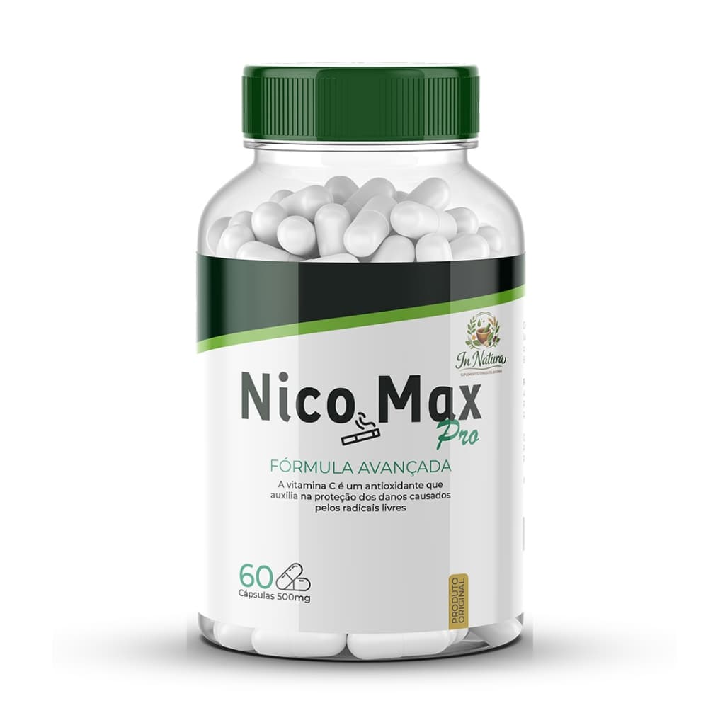 1 Un - Nicomax - Magnésio, Triptofano Vitaminas B - 60 Capsulas - Envio Imediato.
