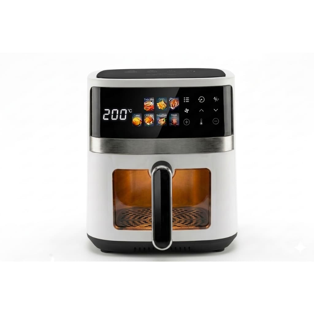 Air Fryer 5,5L Digital Grande Painel Touch Visor Led Eletrotop