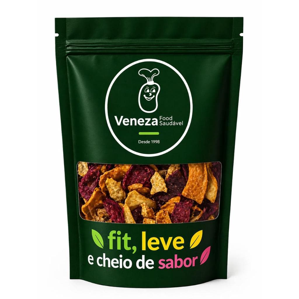 Batata doce chips mix 100% Natural, Veganas (Veneza food saudável) 60 g
