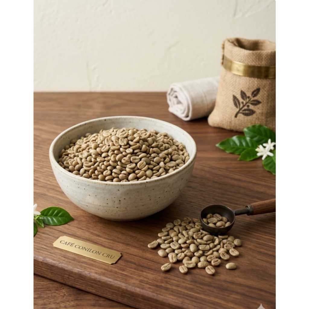 Café em grao cru 100% conilon 1kg