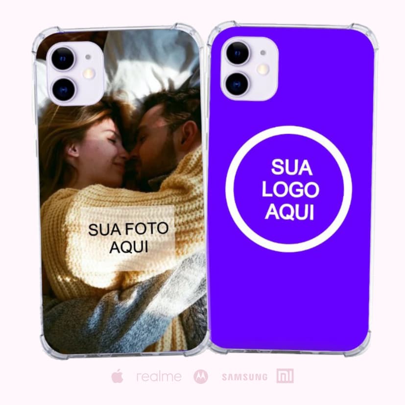 Capinha Celular Personalizada Com sua Foto Imagem Logo Alta Qualidade