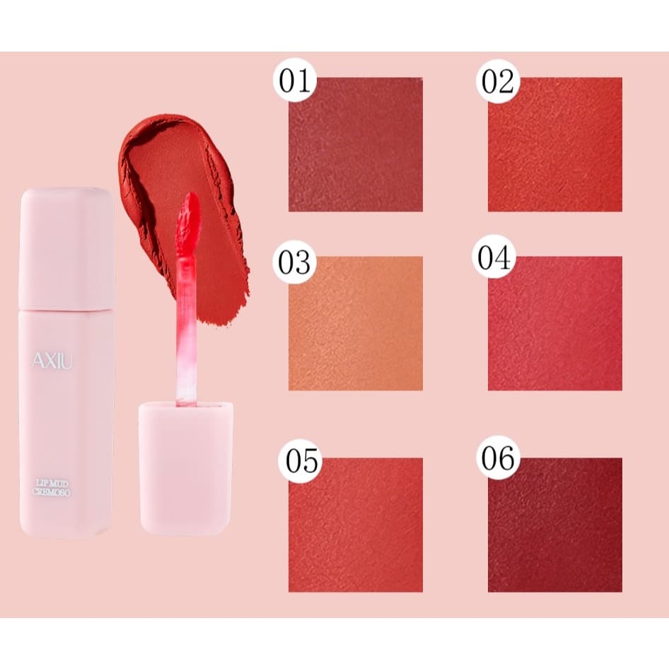 🌸Axiu🌸 Batom Líquido Matte Longa Duração Efeito Aveludado 5.12