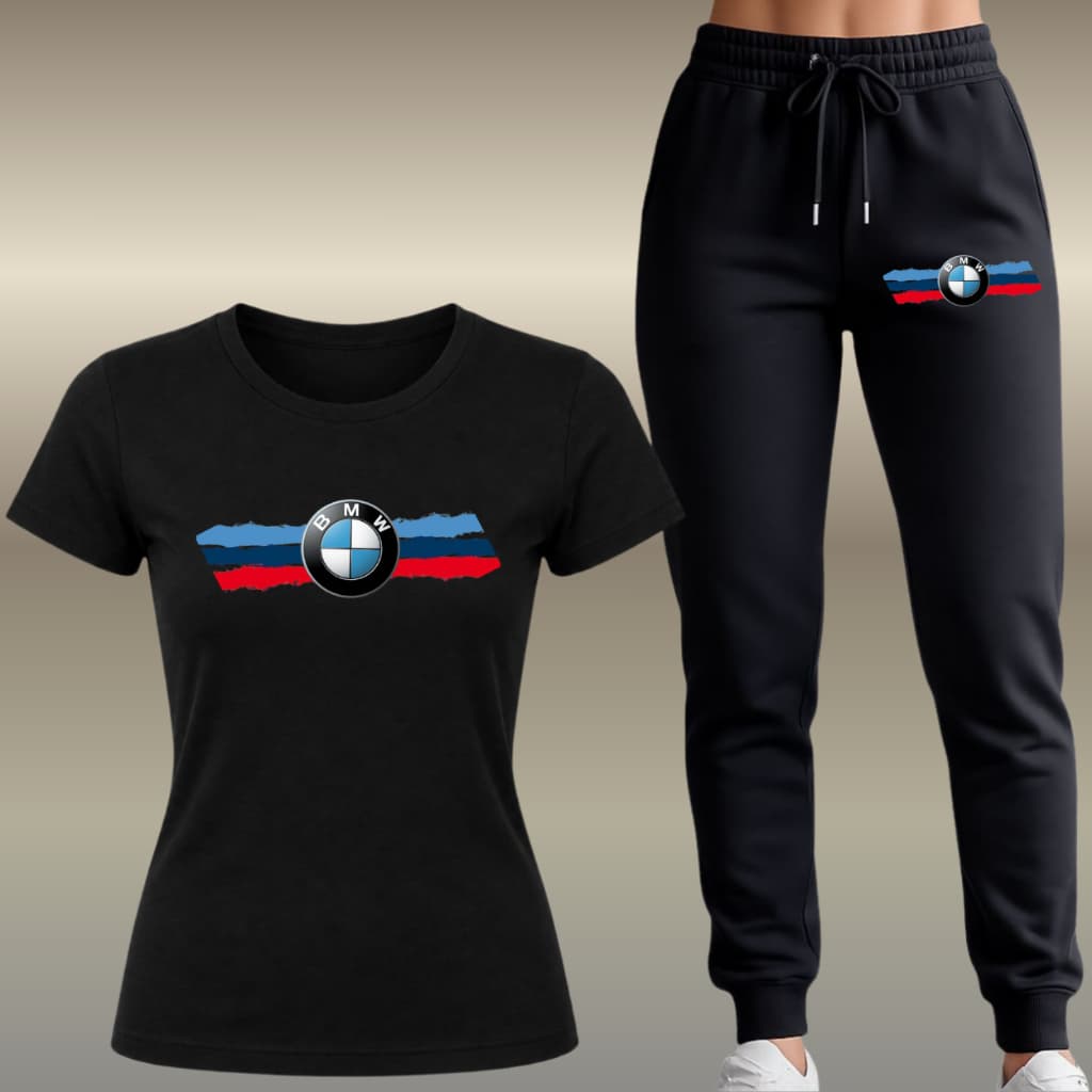 Kit Conjunto Camiseta Baby Look Feminino+ Calça Jogger Moletom/Moletinho Academia Praia ENVIO FUL!!!