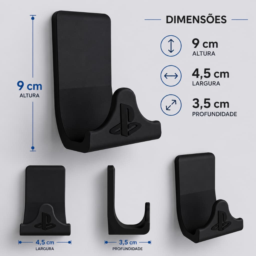 Suporte de Controle de Videogame Playstation PS5 Porta Controle de PS5