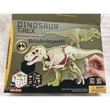 Fóssil De Dinossauro para montar 3D Lego T REX Lego Brinquedos educacionais Arqueologia 32Peças