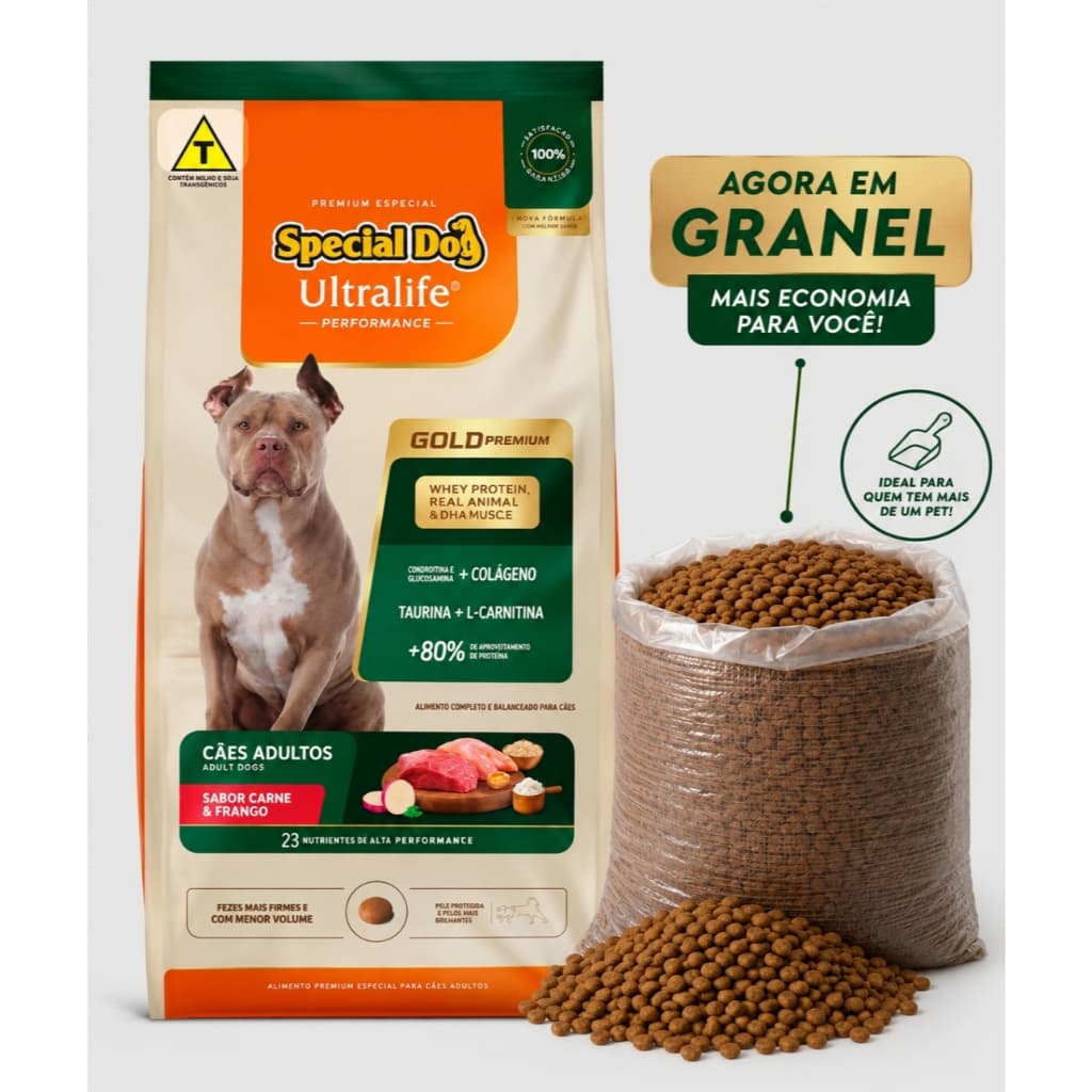 Ração Para Cachorros Special Dog Gold Performance Premium À Granel