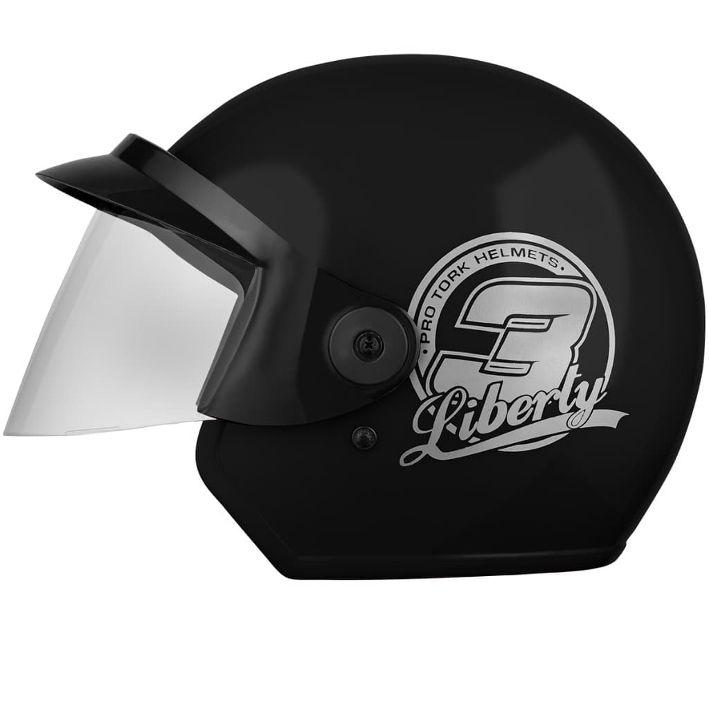 Capacete Moto Aberto Pro Tork Liberty 3 Masculino Feminino Com Viseira Cristal