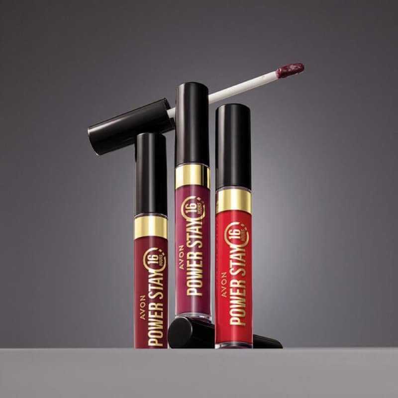 Batom Líquido Avon Power Stay com Longa Duração e Acabamento Matte