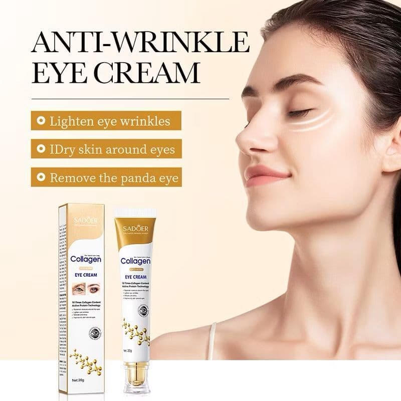 Creme Anti-idade para Olhos SADOER 20g | Hidratação e Firmeza