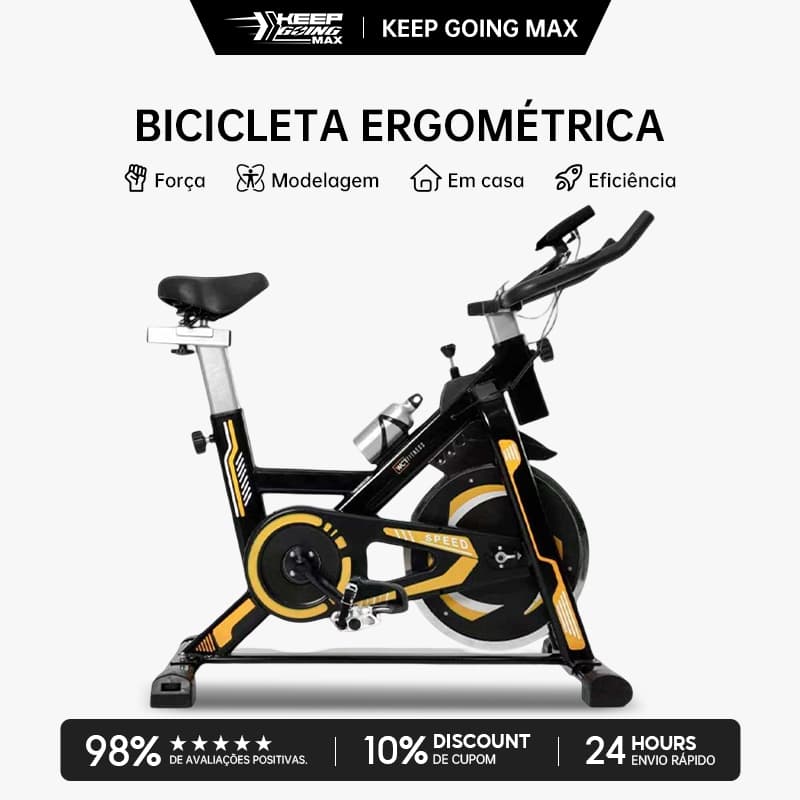 KEEP Bicicleta Spinning bicicleta ergometrica Para Exercícios Profissional Sport Suporta até 150kg