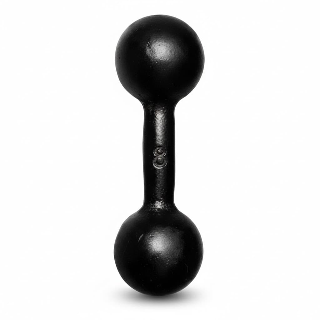 HALTER PESO 8KG BOLA MUSCULAÇÃO ACADEMIA FITNESS CROSSFIT TREINO FUNCIONAL RESISTENTE PROFISSIONAL GYM PRO