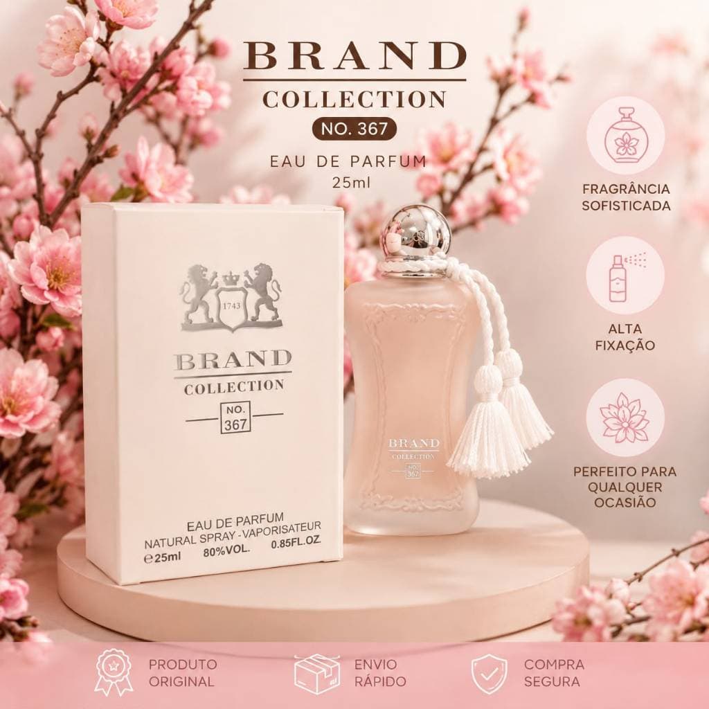 Perfume Feminino importado Brand Collection N°367 portátil de bolsa ótimo para presentear