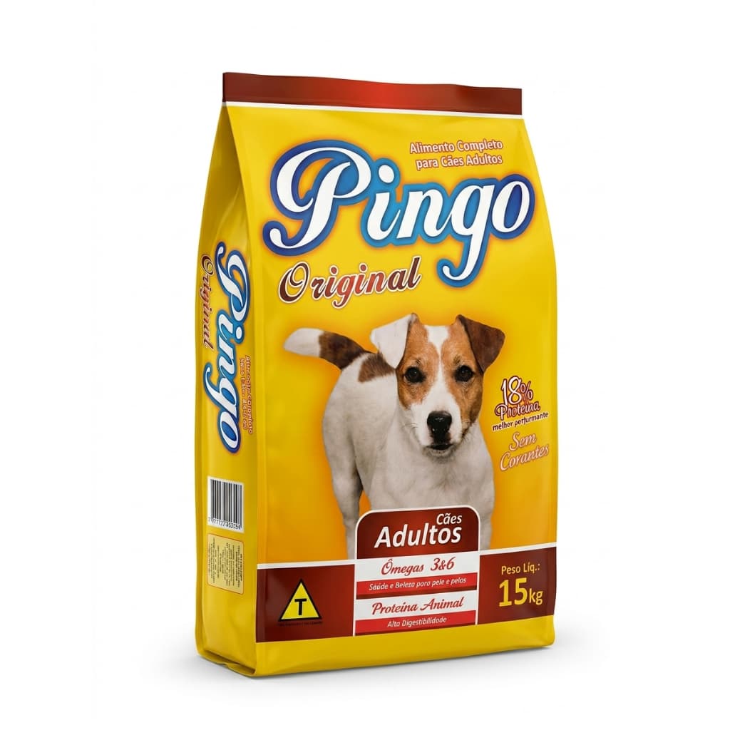 Ração Pingo Barata Economia Para Cachorro Adulto Todas as raçãs15kg