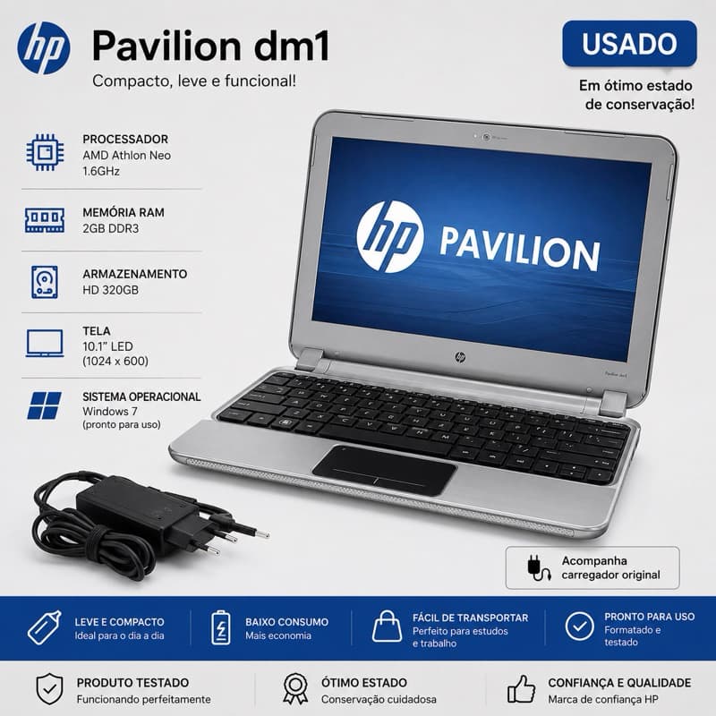 Notebook HP Pavilion dm1.