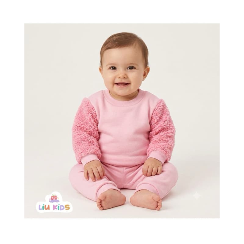 conjunto de moletom bebê infantil p,m,g
