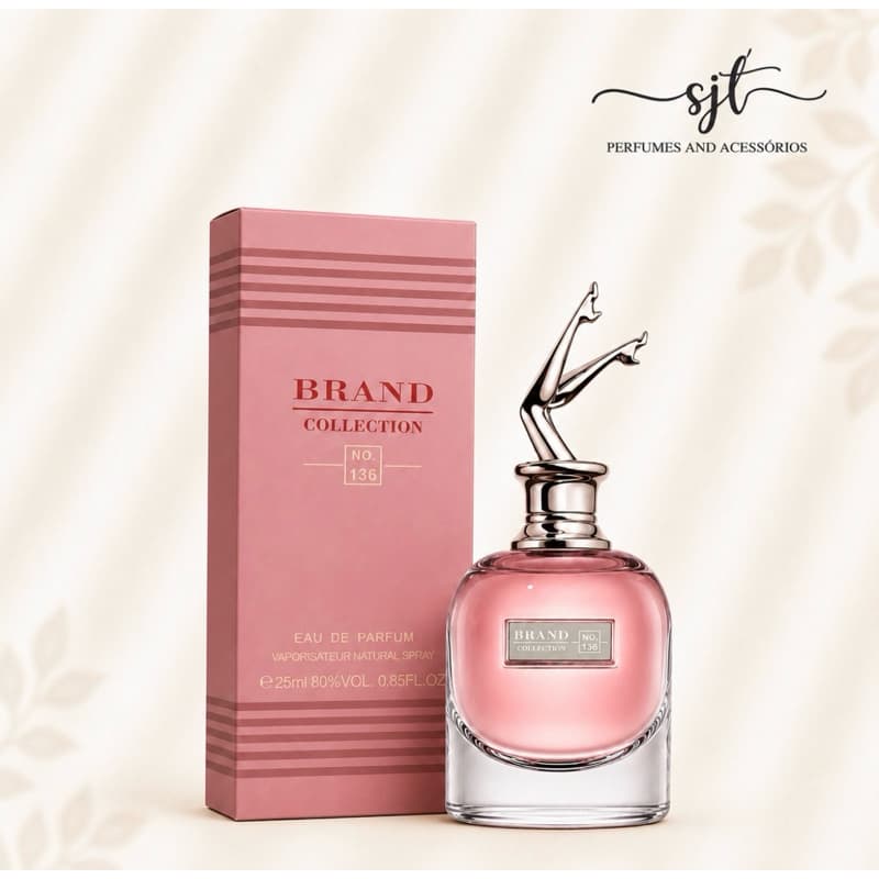 Perfume importado original da Brand Collection 136 Feminino, importado, chic, longa fixação