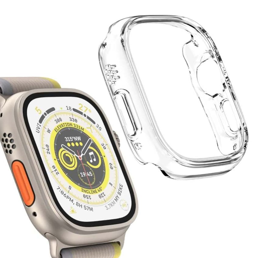 Capa  Protetora Capinha Transparente Case Para Relógio Smart Watch Apple Watch 40mm 38mm 41mm 42mm 45mm 49mm Ultra  Case