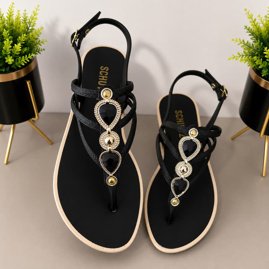 Sandália Chinelo Feminino Stz Rasteirinha Confortável Calçado Mulher