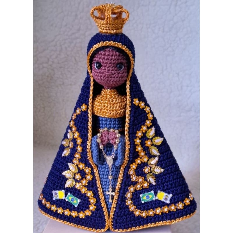 Nossa Senhora Aparecida em amigurumi Crochê
