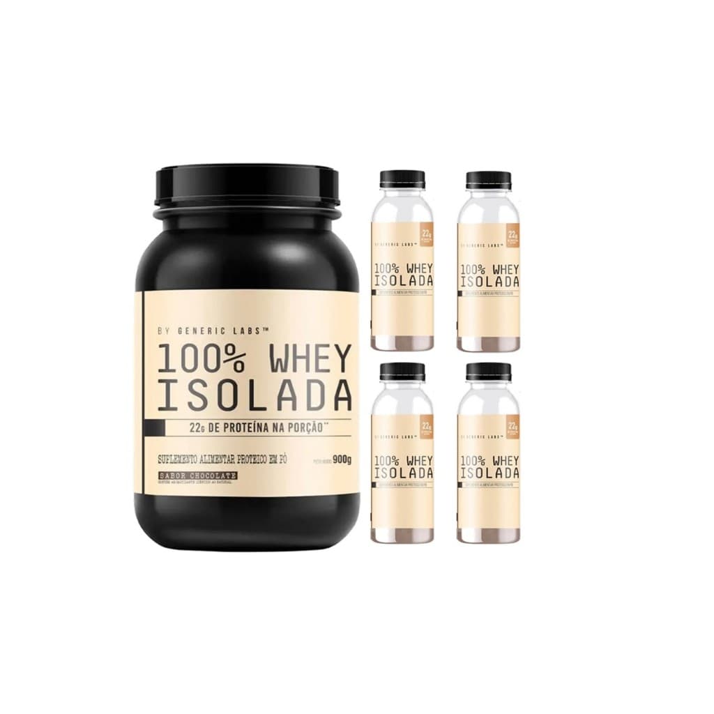 Whey Protein 100% isolado zero lactose 900g sabor chocolate (EMPEDRADO) + 4x Itens EXCLUSIVOS