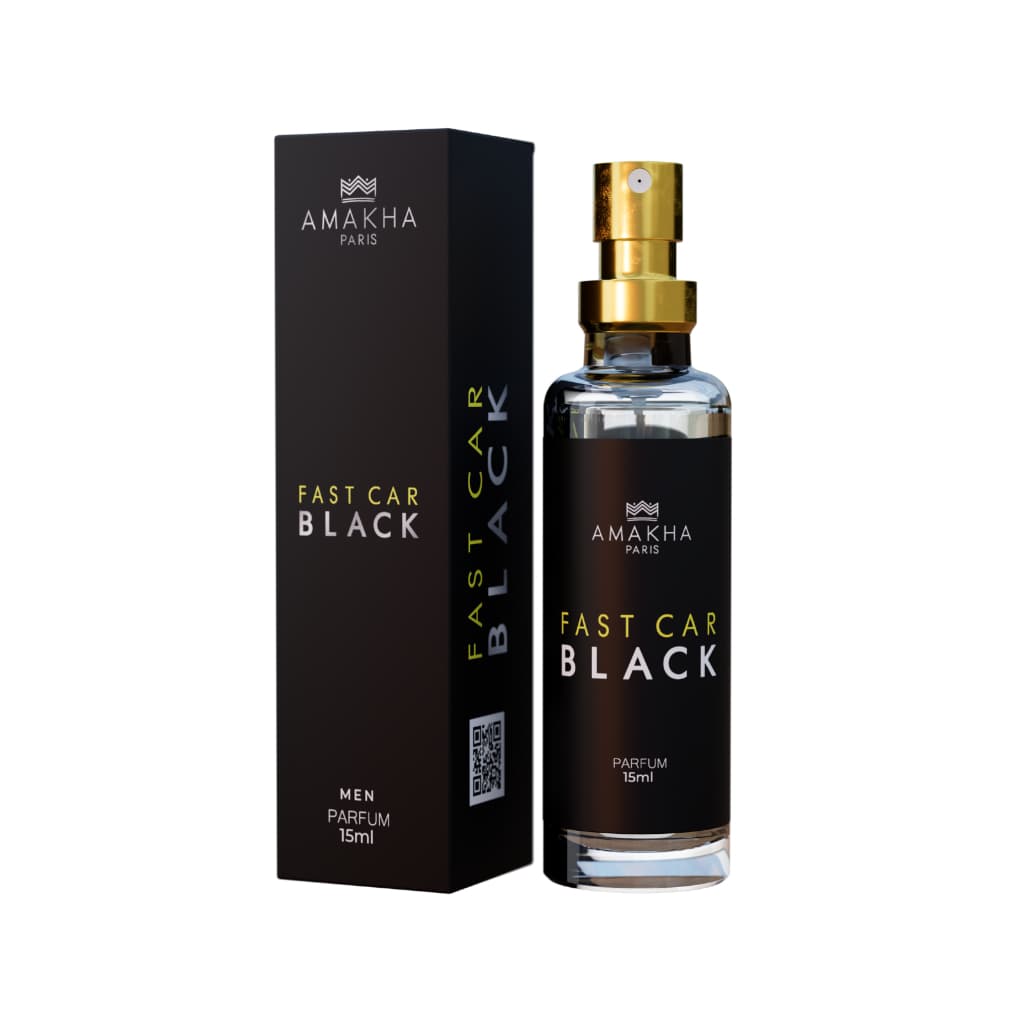 Perfume Masculino Fast Car Black 15ml Amakha Paris | Fougere Inspirado em Importado