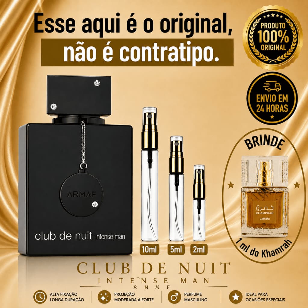 Club de nuit intense man Perfume Árabe Masculino - 100% ORIGINAL - Importado-Alta Fixação-Alta Projeção-Cítrico Frutado