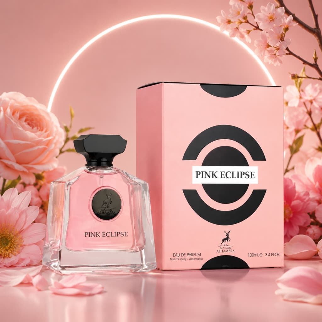 Perfume Pink Eclipse Maison Alhambra Eau de Parfum Feminino 100ml Original Importado