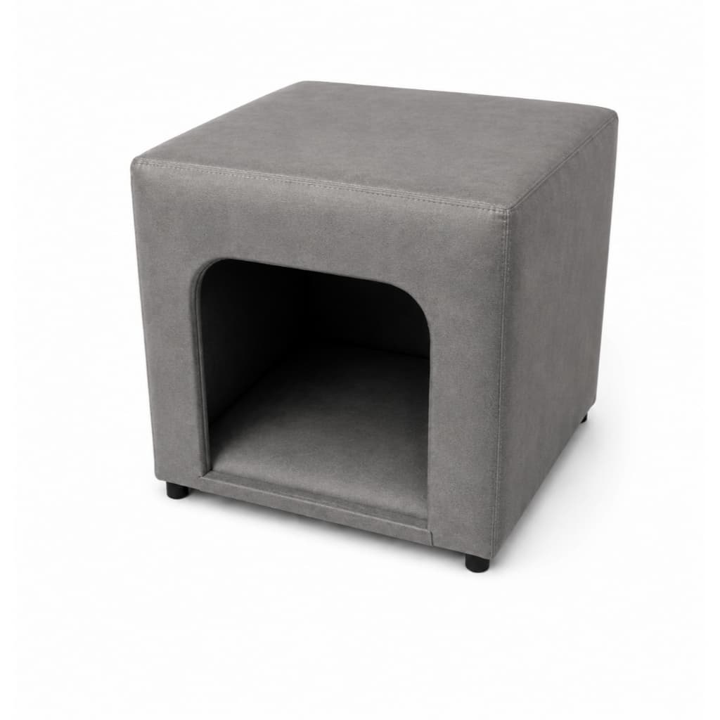 Cama Pet Puff Casinha para Cachorro Pequeno e Gato Estofada