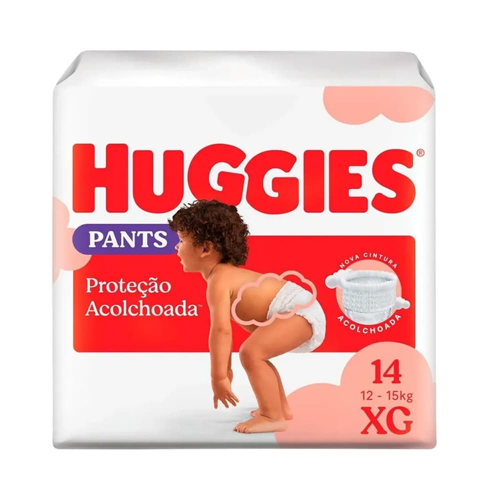Fralda Roupinha Huggies Supreme Care XG com 14 Unidades