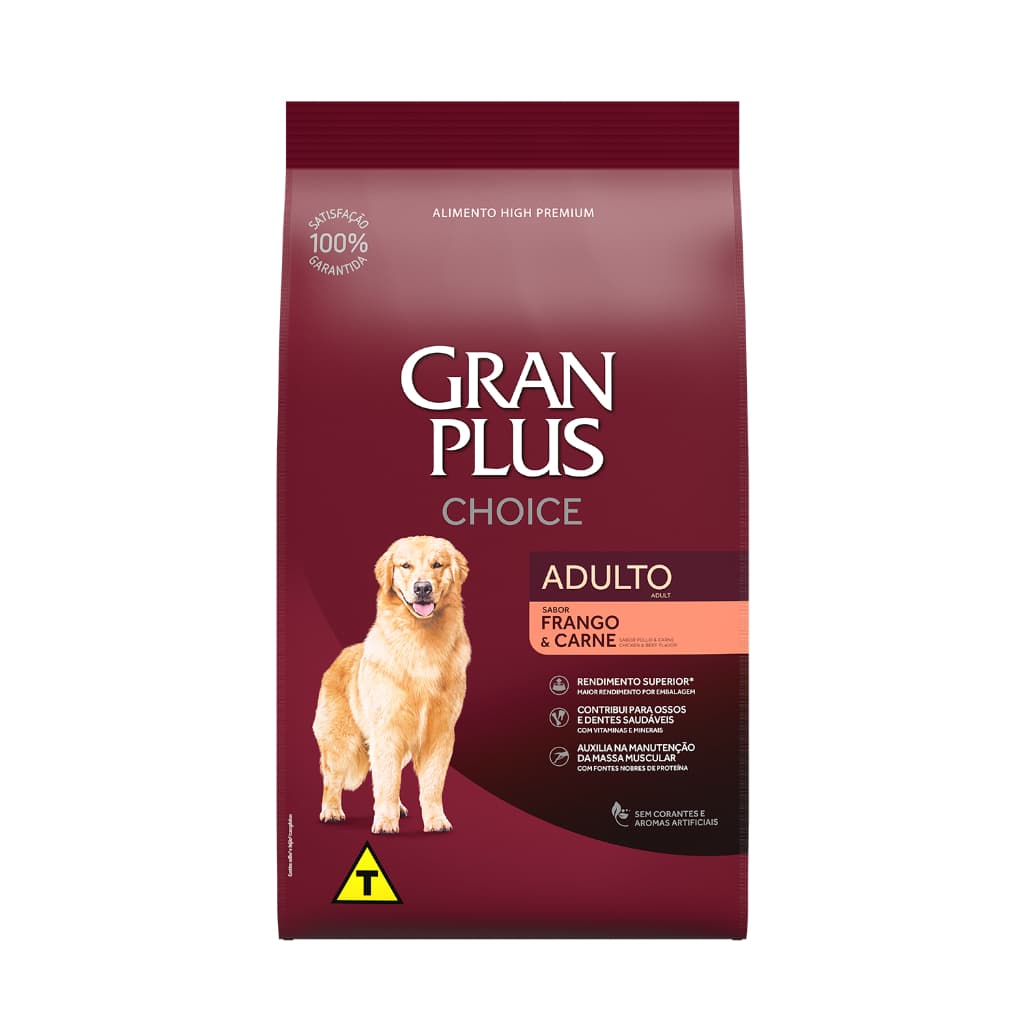 Ração GranPlus Choice Carne e Frango 15kg