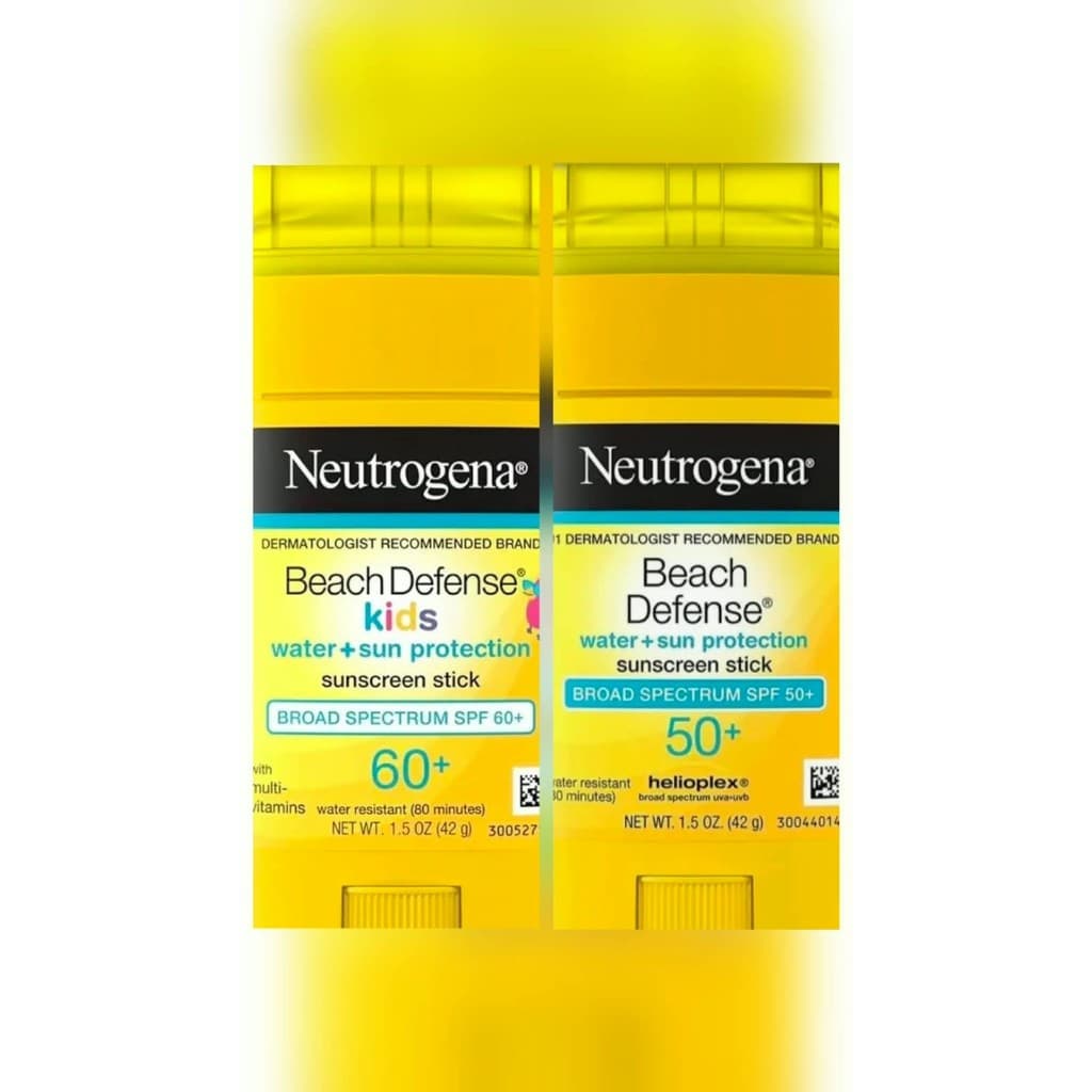 Protetor Solar Bastão Neutrogena Beach Defense 50+/60+  Kids/Adulto 42g