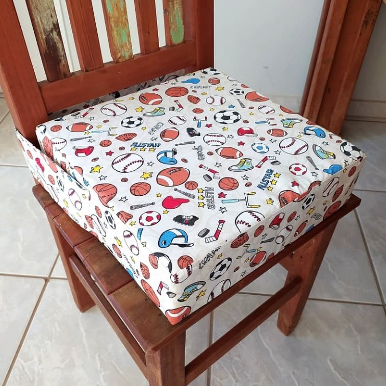 Assento Elevatório Infantil Impermeável Almofada para cadeira