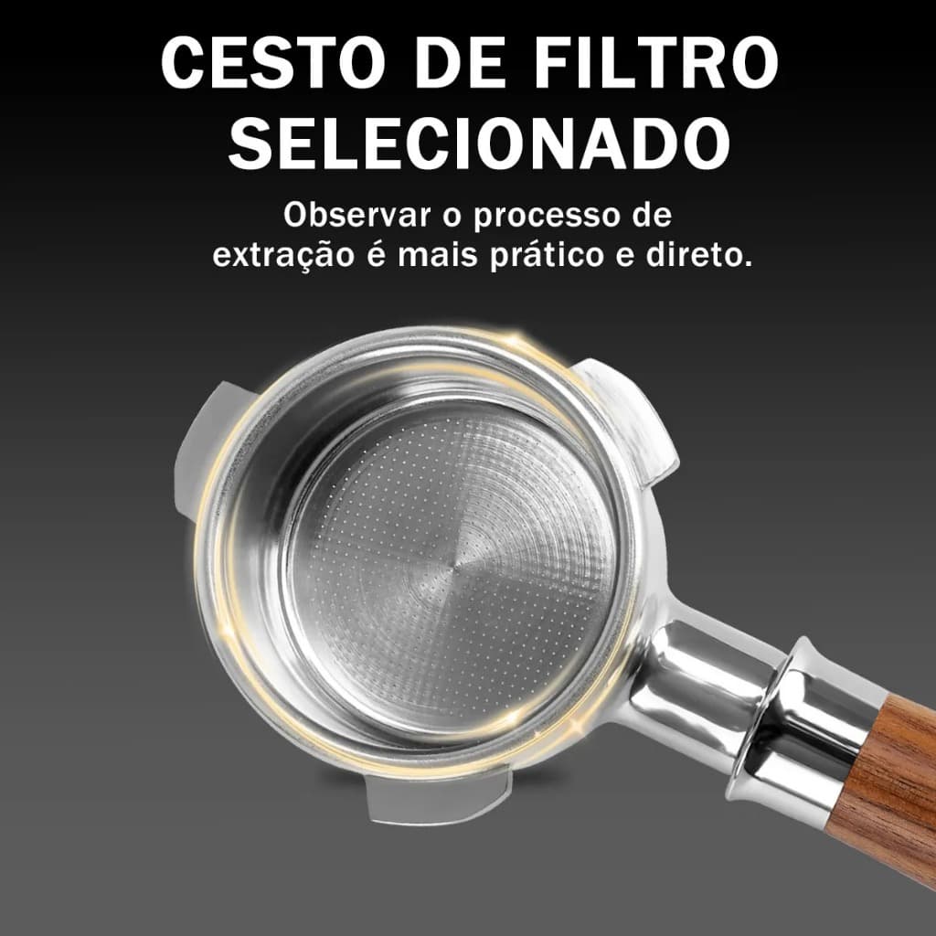 Porta-Filtro Sem Fundo 54mm/58mm De Cafeteira De Café Expresso