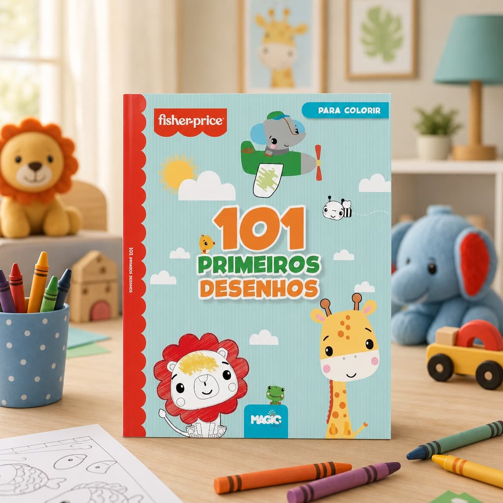 Livro Infantil 101 Meus Primeiros Desenhos Fisher Price