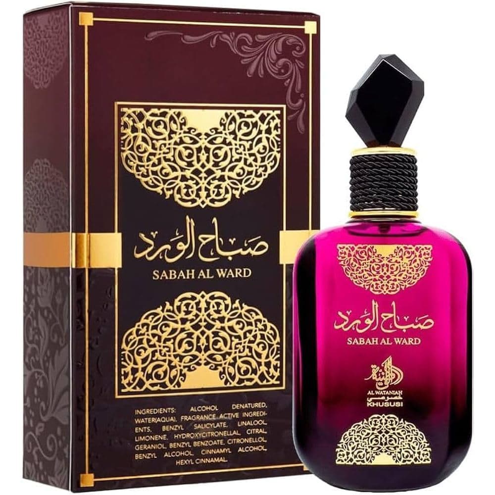 Perfume Árabe Sabah Al Ward Al Wataniah Importado 100ml Feminino Original