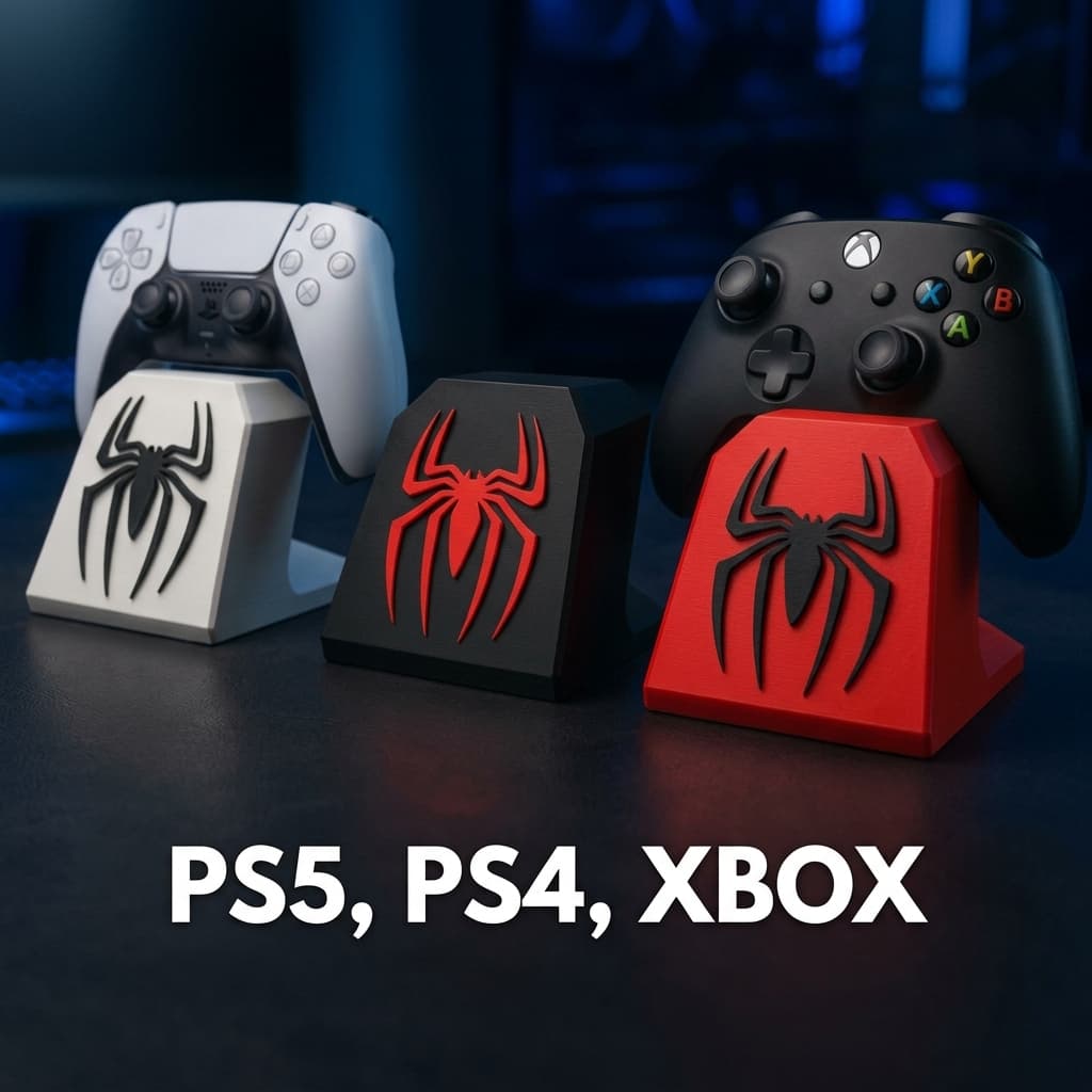 Suporte para Controle de Videogame Vários Personagens Escolha o Seu / Pokemon, Homem Aranha, Call of Duty, Star Wars