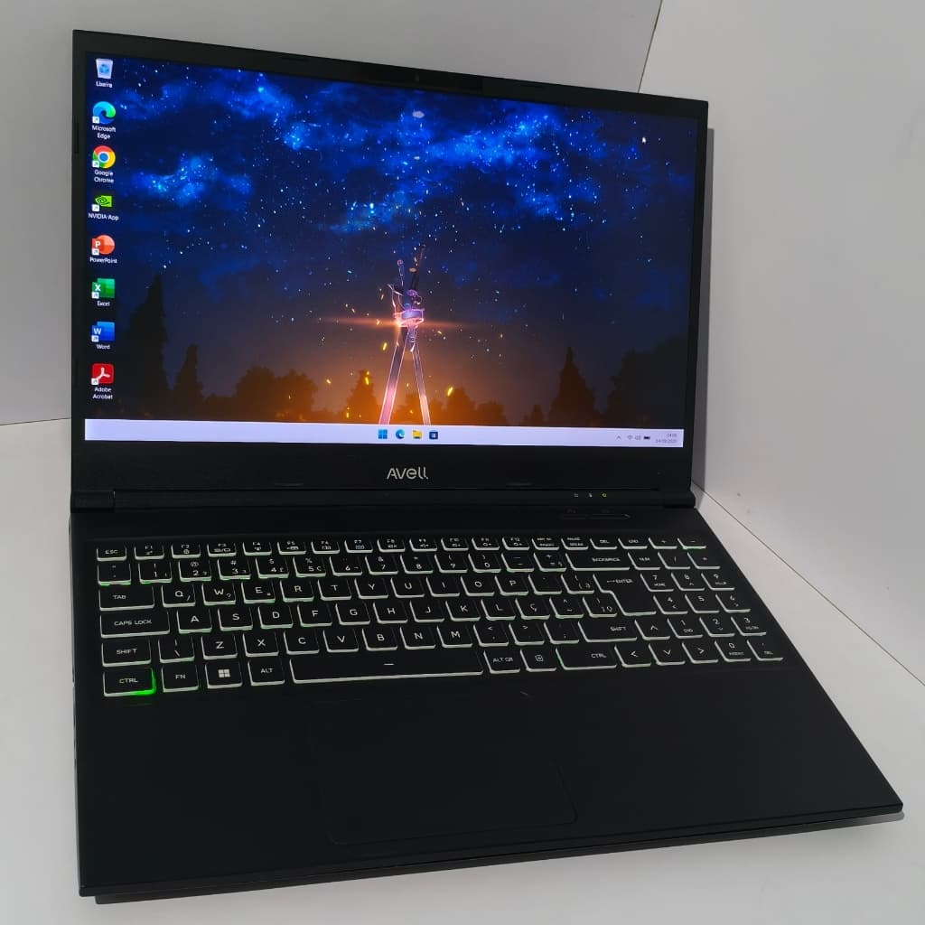 Notebook Gamer Avell, Core i7 10ª, GTX 1650, 16GB RAM, 512GB SSD NVMe, Tela 15.6P Full HD IPS