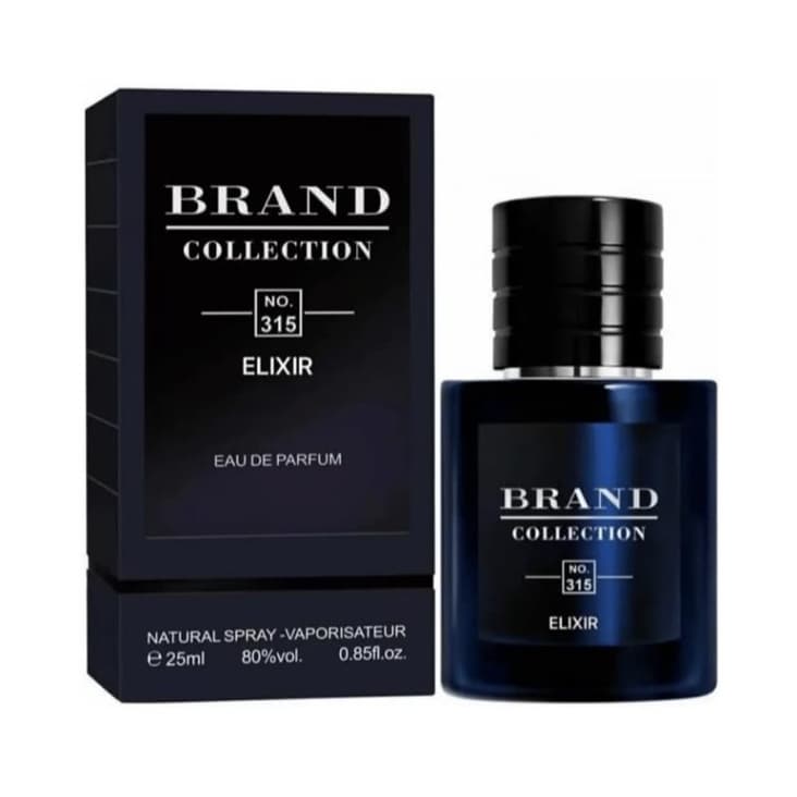 Brand Collection 315 25ml Perfume Importado Eau de Parfum Miniatura Arabe Viagem Dream base óleo Masculino
