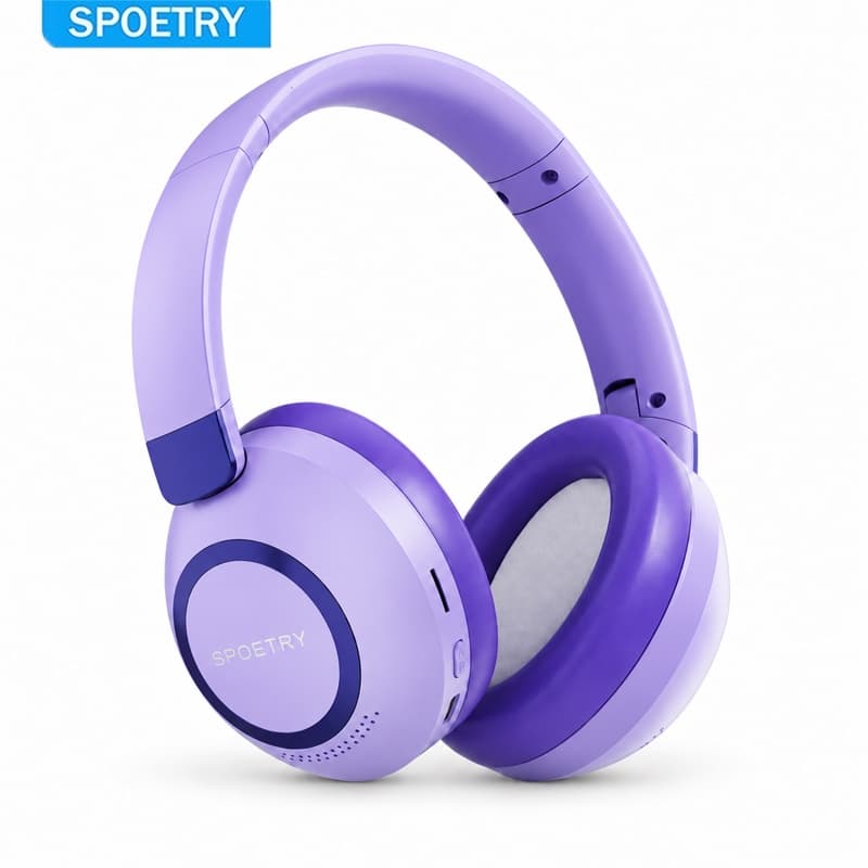 SPOETRY Fone de Ouvido T580 Bluetooth Wireless Headphone Bluetooth Recarregável Top Casual Esportivo