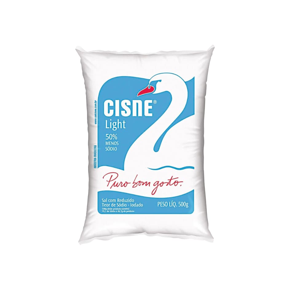 Sal Cisne Light Refinado 500g