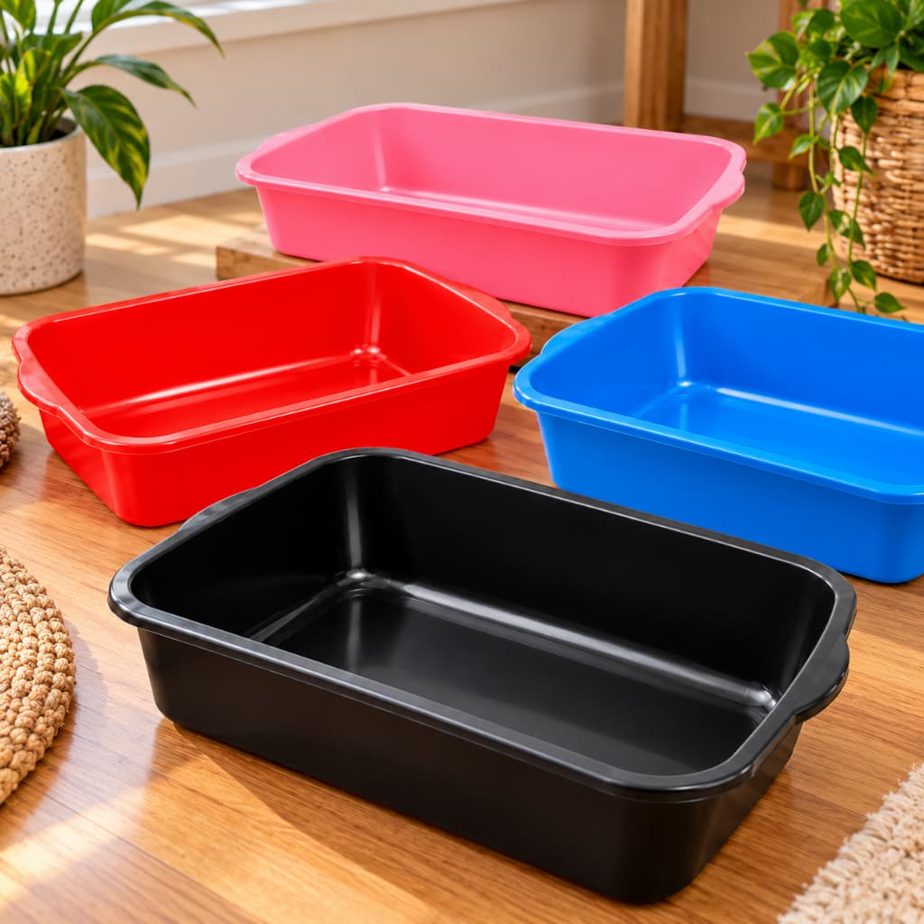 Bandeja Sanitária Elite para Gatos – Caixa de Areia Higiênica para Gatos e Gatinhos