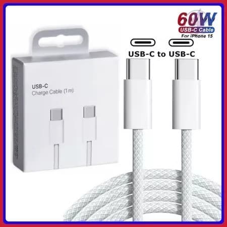 Cabo de iphone USB-C cade tipo c  com Carregamento Rápido de 60W⚡