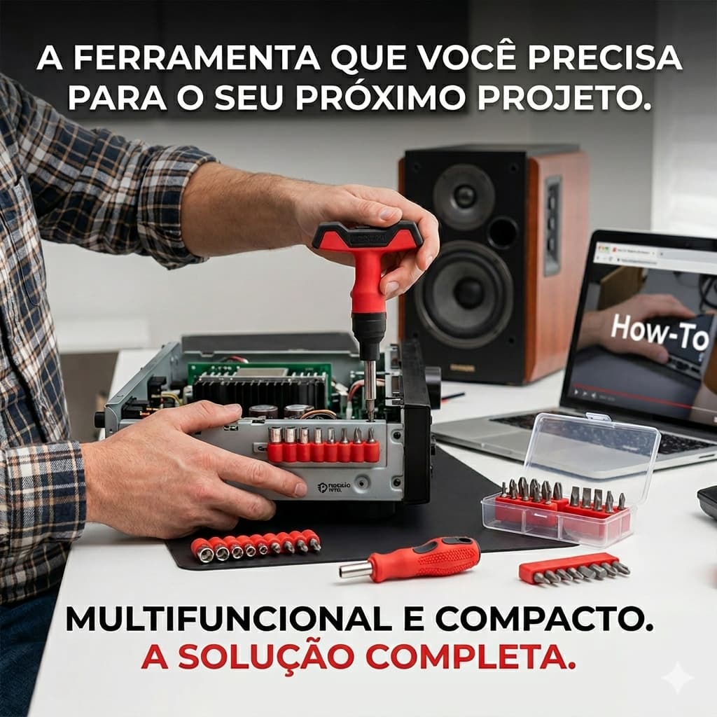 kit Jogo de Chave com Ponteiras kit completo  7908722911747